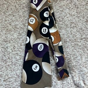 Billiard Ball Patterned Tie
